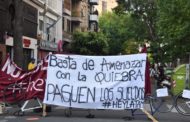 Fuerte protesta de Empleados de Comercio por la situación del call center de Hey Latam