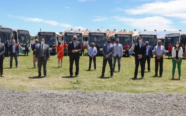 La Rioja compró 60 colectivos a la empresa Metalsur-Marcopolo de Villa Gobernador Gálvez
