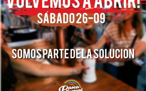 Desde el Paseo Pellegrini anunciaron que abrirán este sábado