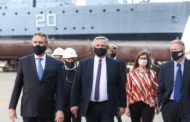 Alberto Fernández y Agustín Rossi pusieron en marcha el Fondo para la defensa